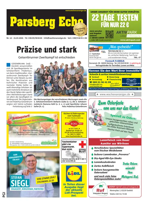 Parsberg Echo Gilching Cover